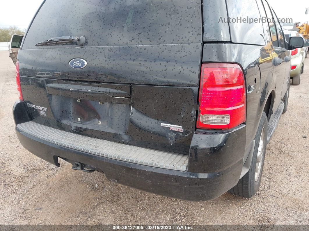 2005 Ford Explorer Xlt Black vin: 1FMZU63W65ZA09539