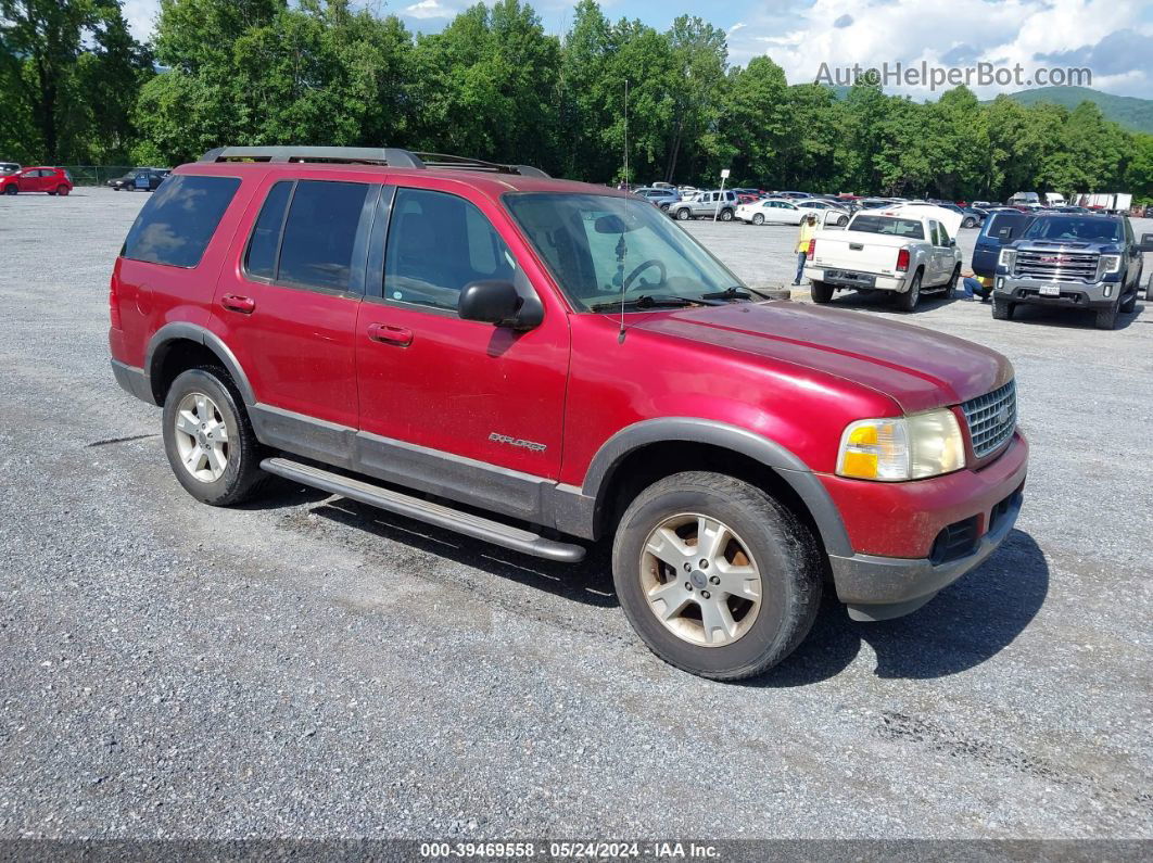 2005 Ford Explorer Xlt/xlt Sport Red vin: 1FMZU63W75UA27948