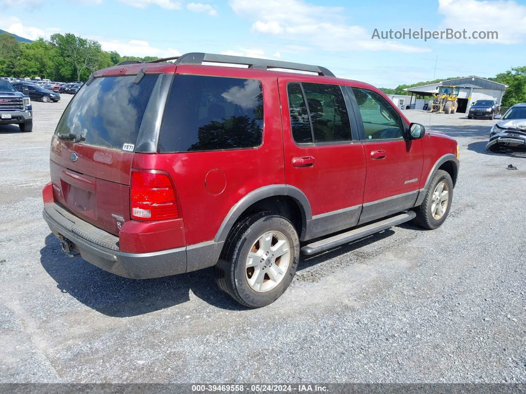 2005 Ford Explorer Xlt/xlt Sport Red vin: 1FMZU63W75UA27948