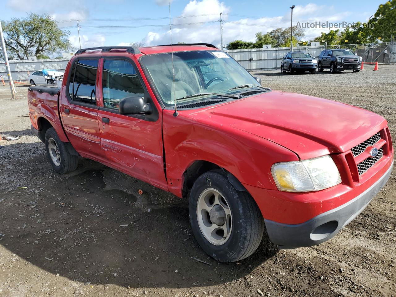 2005 Ford Explorer Sport Trac  Red vin: 1FMZU67K05UB94319