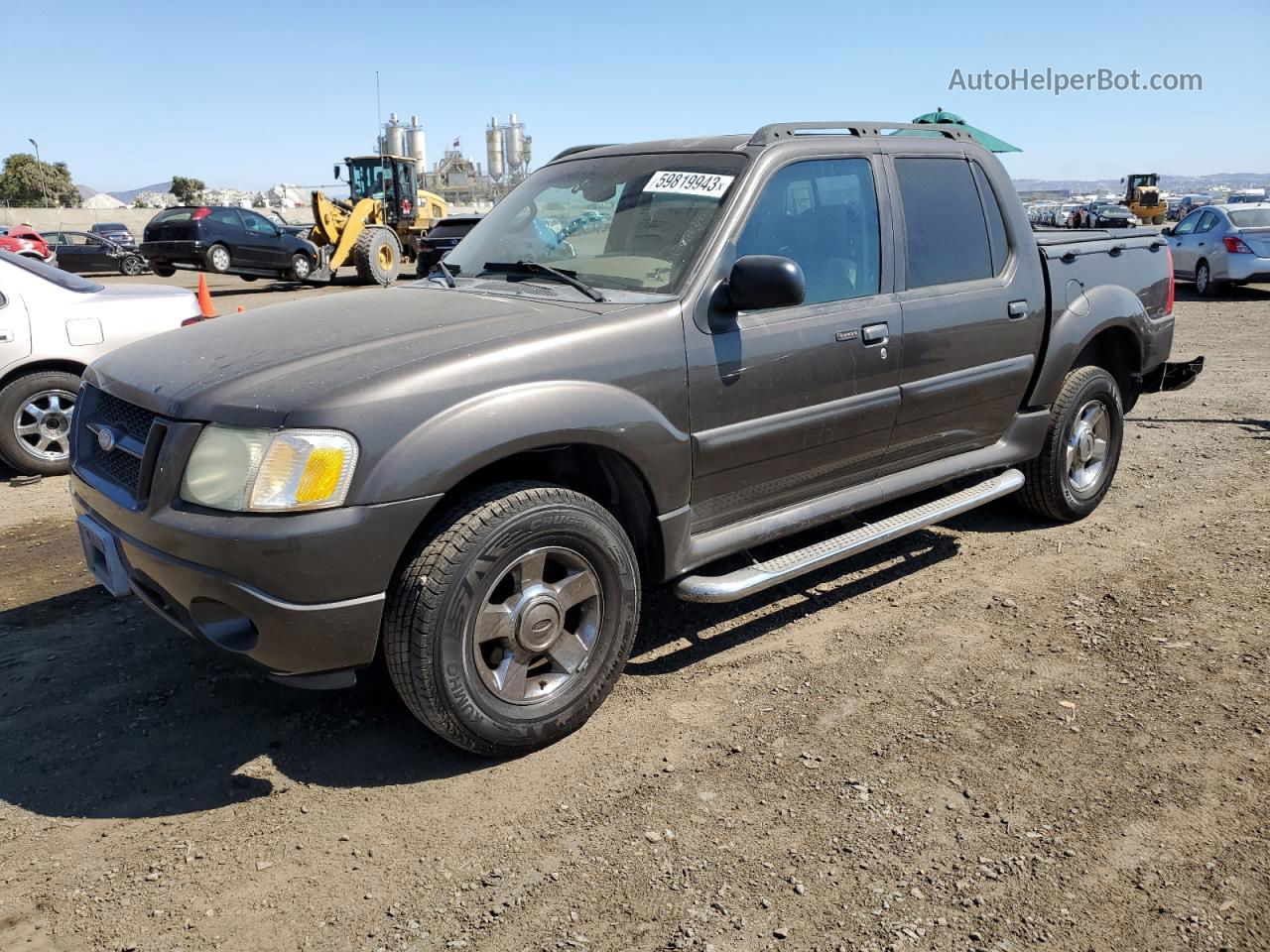 2005 Ford Explorer Sport Trac  Gray vin: 1FMZU67K15UB23517