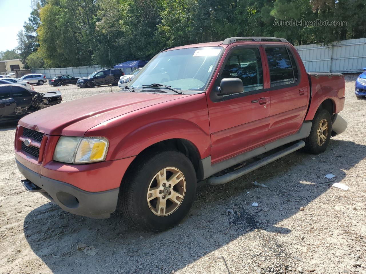 2005 Ford Explorer Sport Trac  Burgundy vin: 1FMZU67K35UA59710