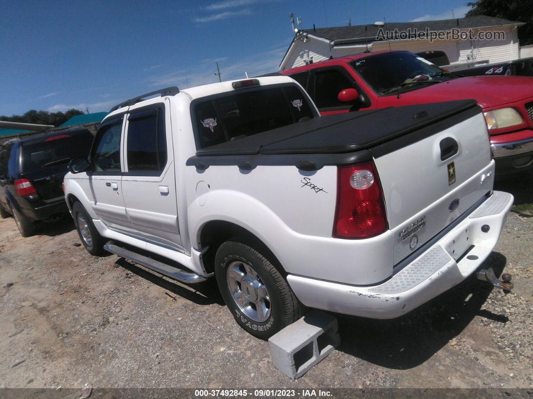 2005 Ford Explorer Sport Trac Xls/xlt White vin: 1FMZU67K75UA64649