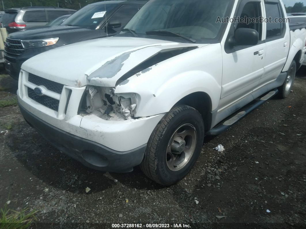 2005 Ford Explorer Sport Trac Xlt White vin: 1FMZU67K75UB93474