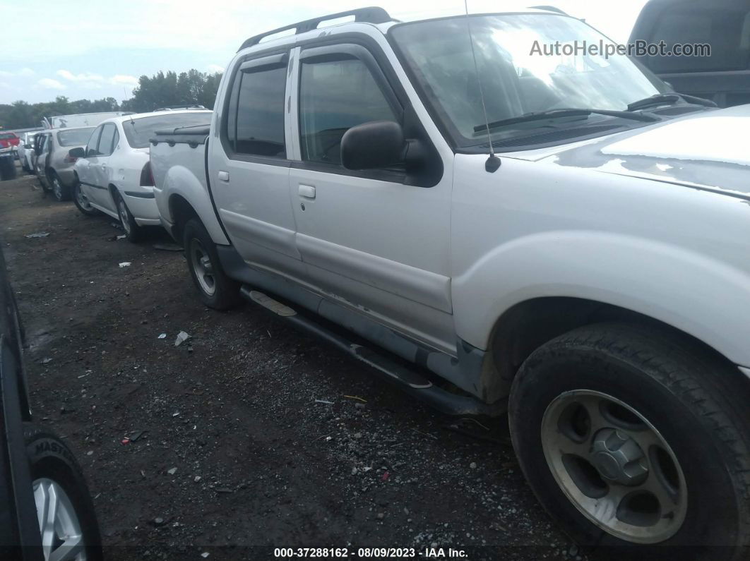 2005 Ford Explorer Sport Trac Xlt White vin: 1FMZU67K75UB93474