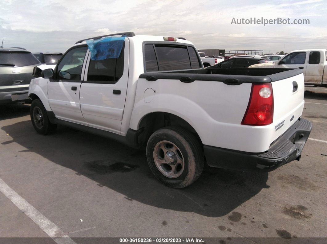 2005 Ford Explorer Sport Trac Xlt White vin: 1FMZU67KX5UA53189