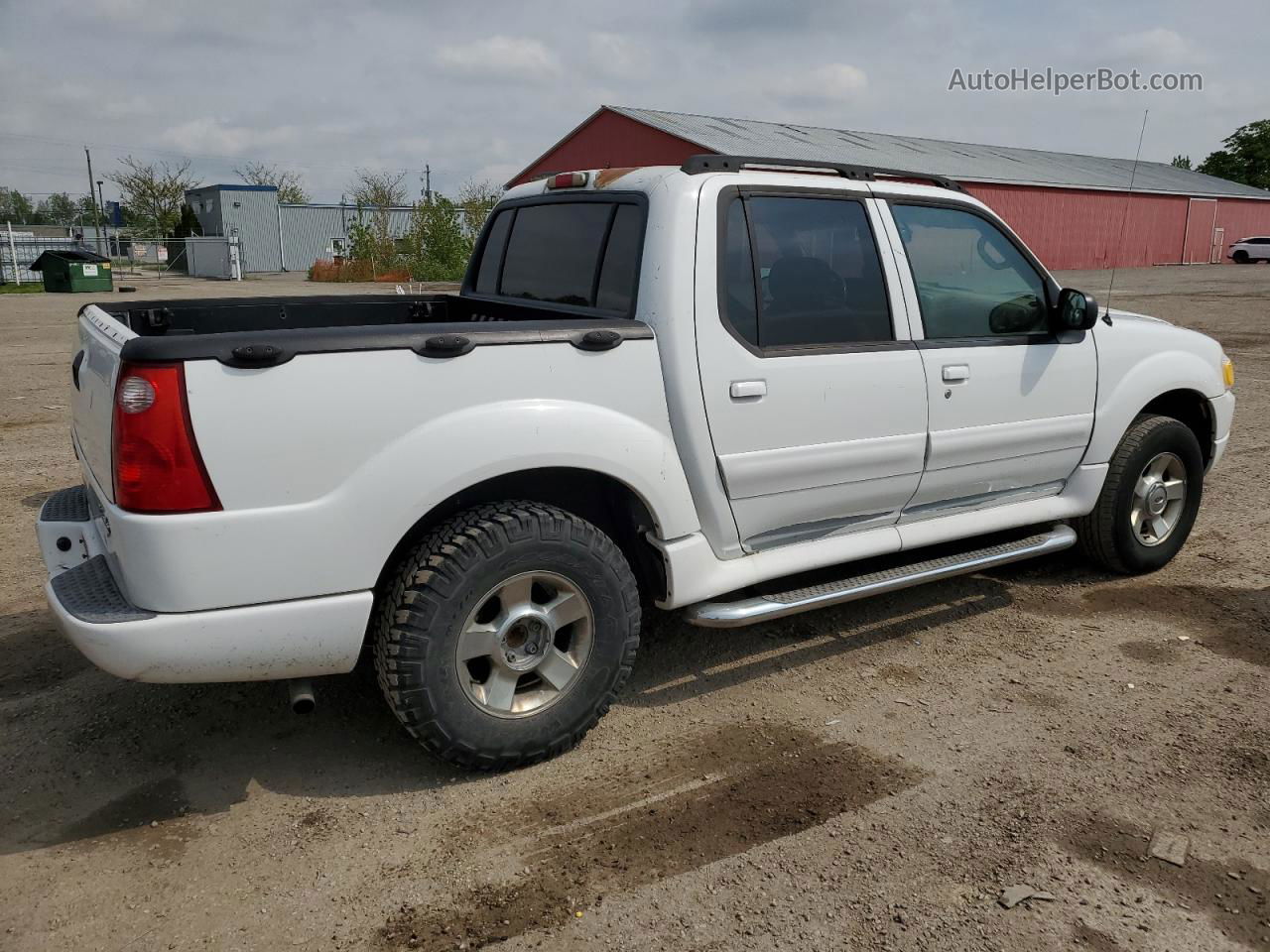 2005 Ford Explorer Sport Trac  White vin: 1FMZU67KX5UB93243