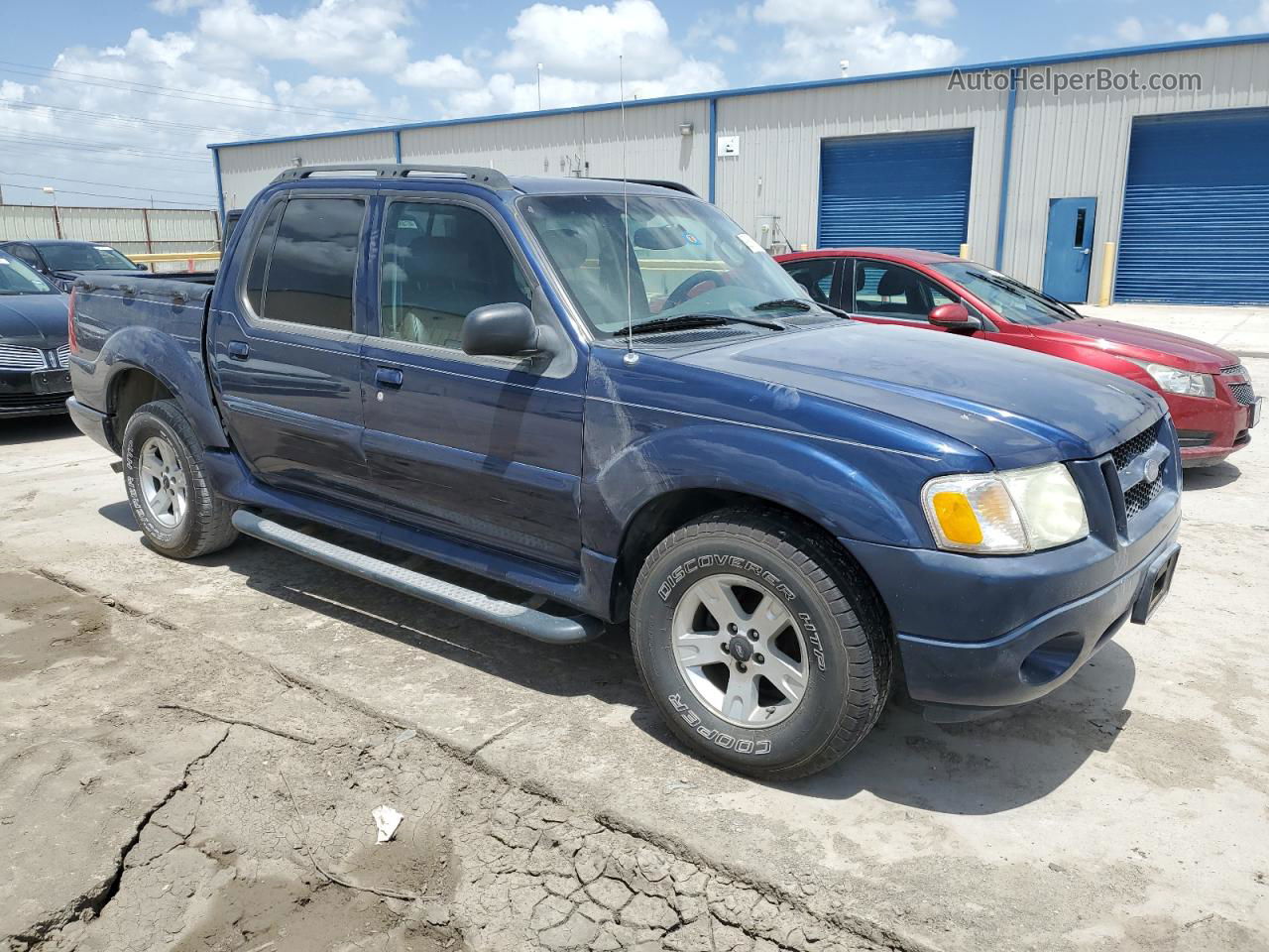 2005 Ford Explorer Sport Trac  Blue vin: 1FMZU67KX5UB94697