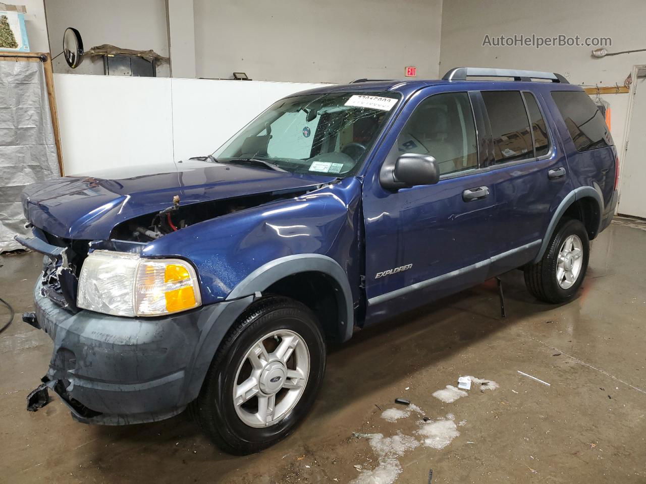 2005 Ford Explorer Xls Синий vin: 1FMZU72E55UB00037