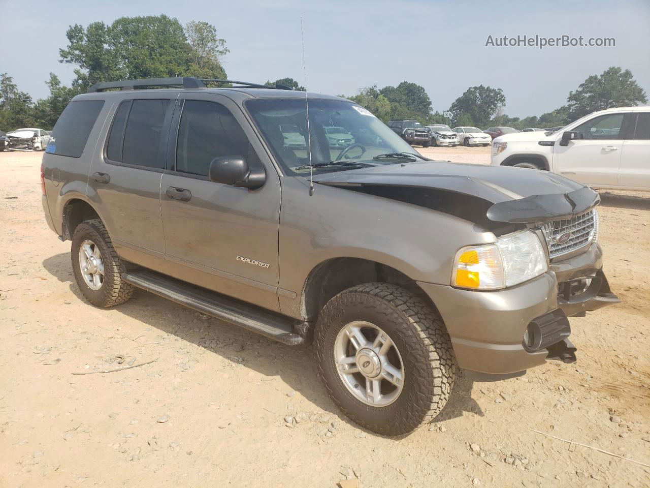 2005 Ford Explorer Xlt Gray vin: 1FMZU73E15ZA20901