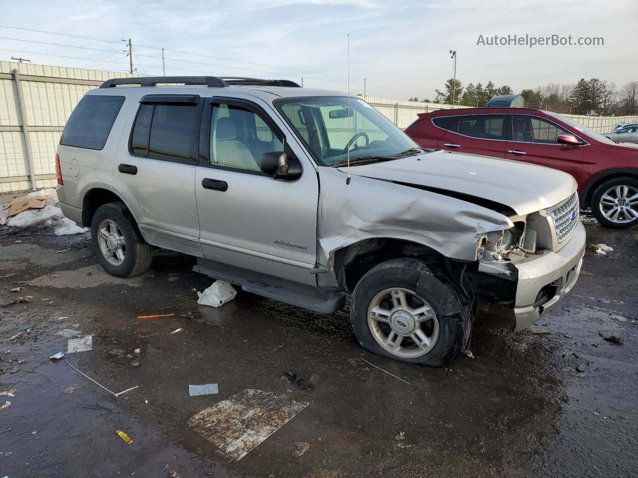 2005 Ford Explorer Xlt Beige vin: 1FMZU73E25UA95815