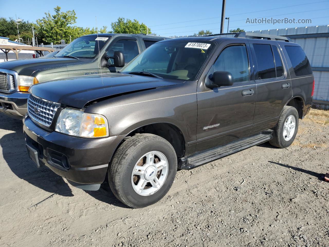 2005 Ford Explorer Xlt Gray vin: 1FMZU73E45ZA30385