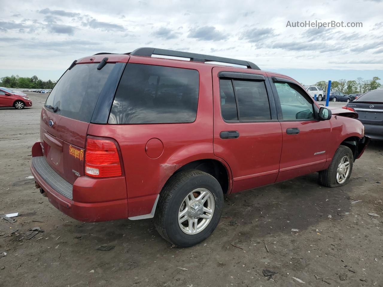 2005 Ford Explorer Xlt Красный vin: 1FMZU73E55UA26004