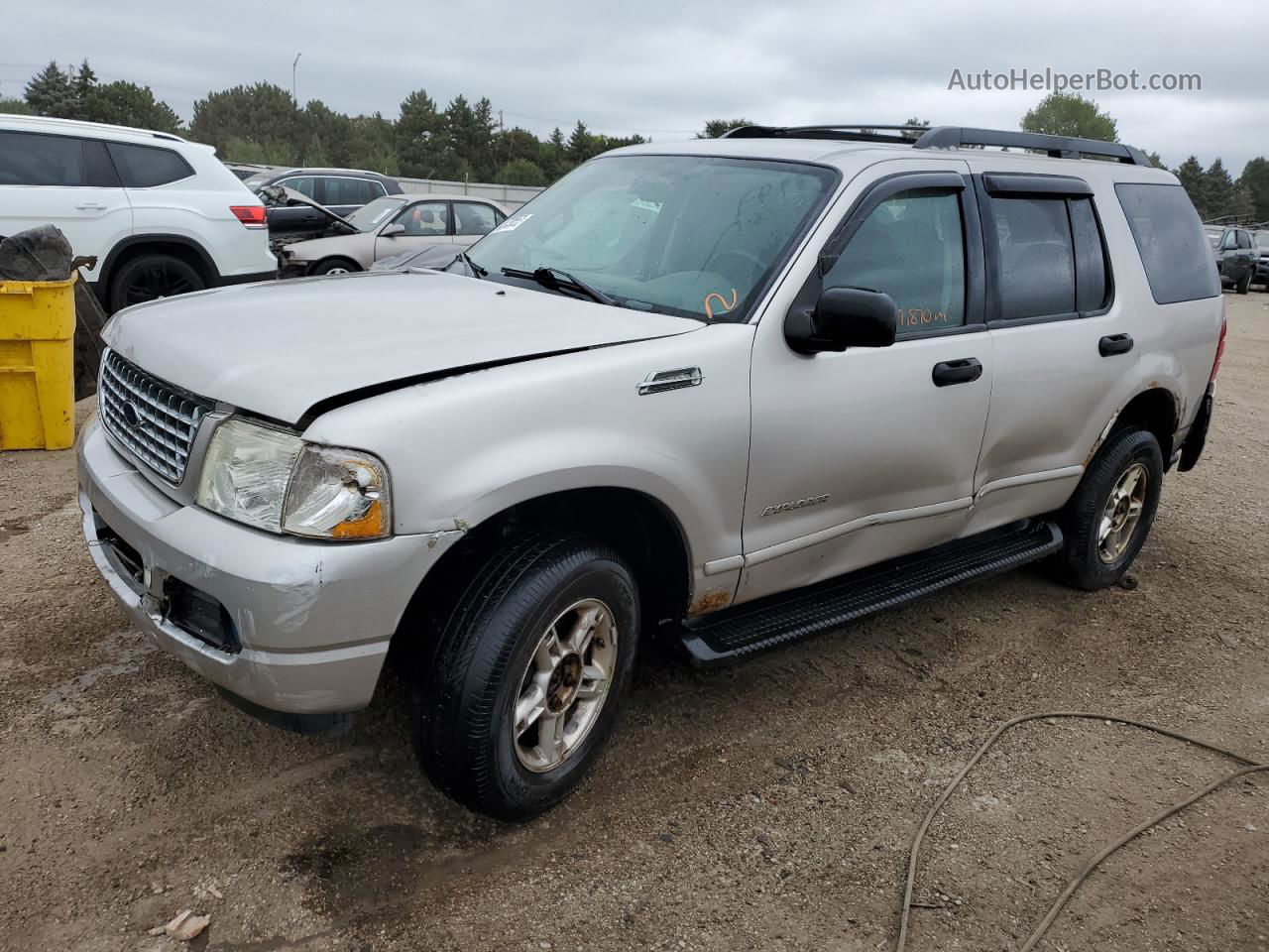 2005 Ford Explorer Xlt Silver vin: 1FMZU73E55UC00671