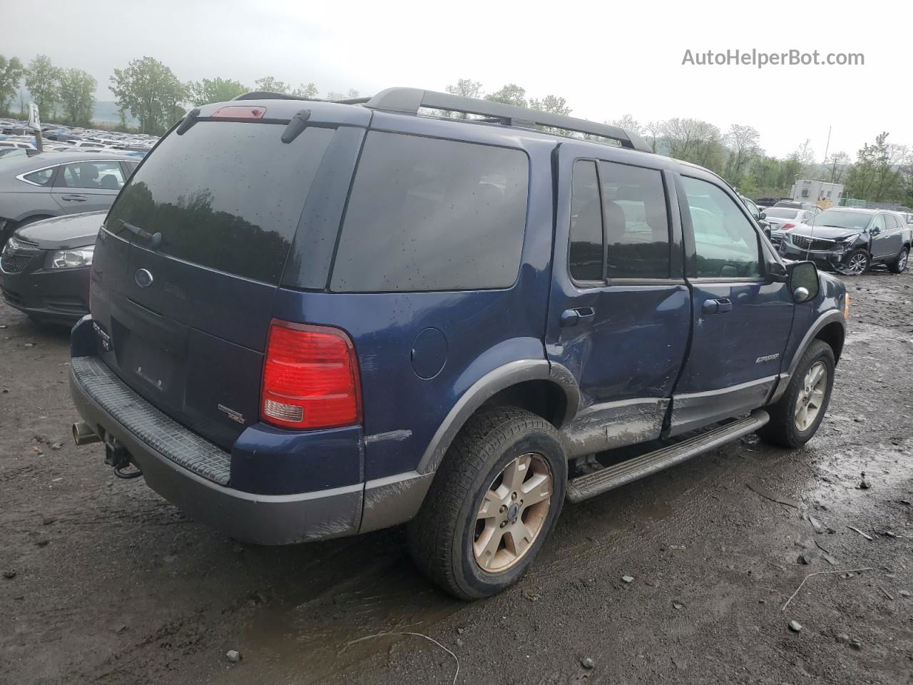 2005 Ford Explorer Xlt Blue vin: 1FMZU73E85UA67288