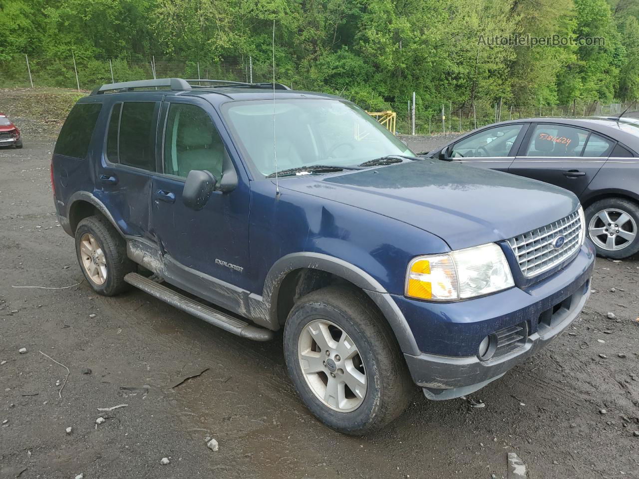 2005 Ford Explorer Xlt Blue vin: 1FMZU73E85UA67288