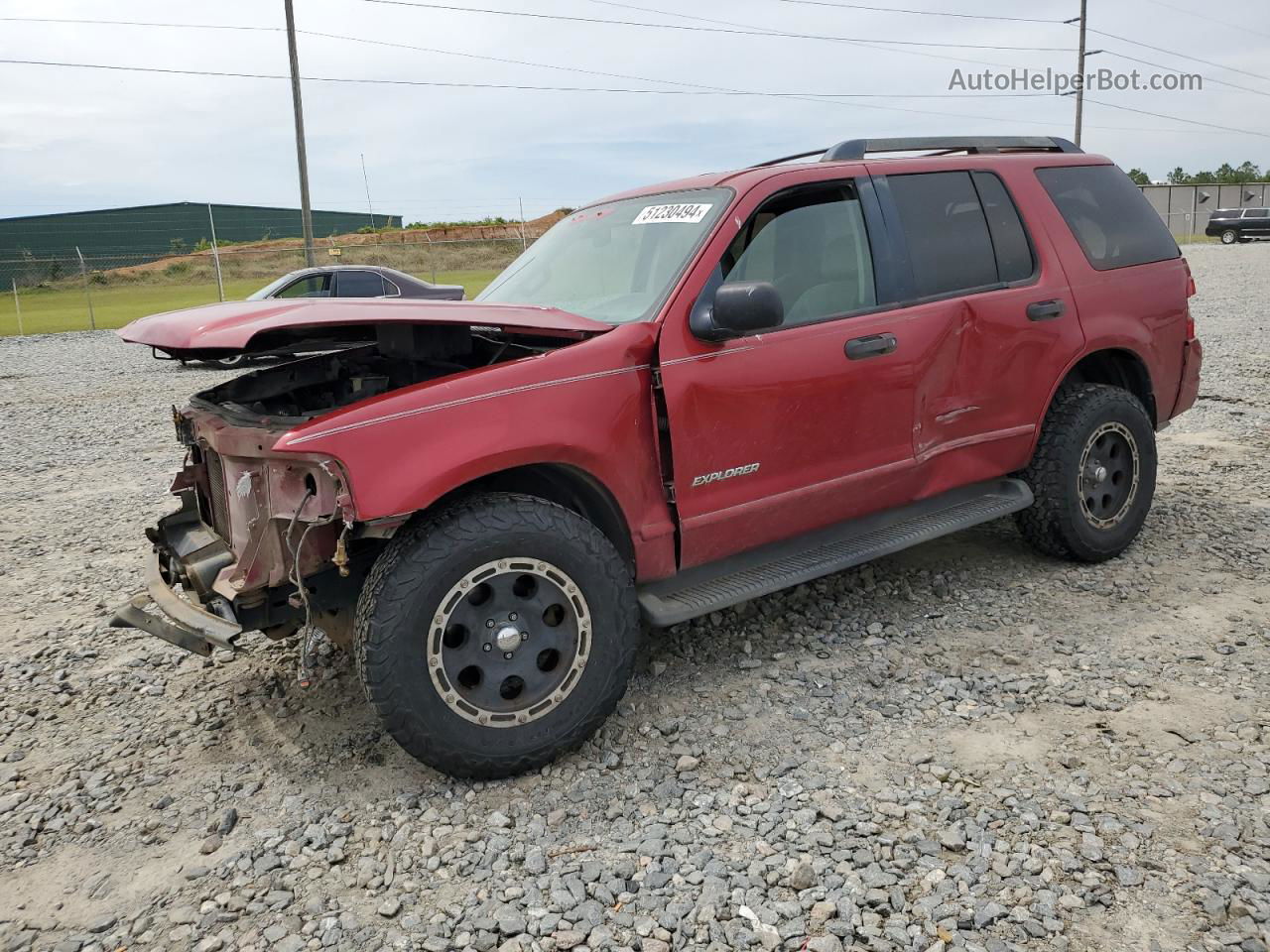 2005 Ford Explorer Xlt Red vin: 1FMZU73E85UA92773