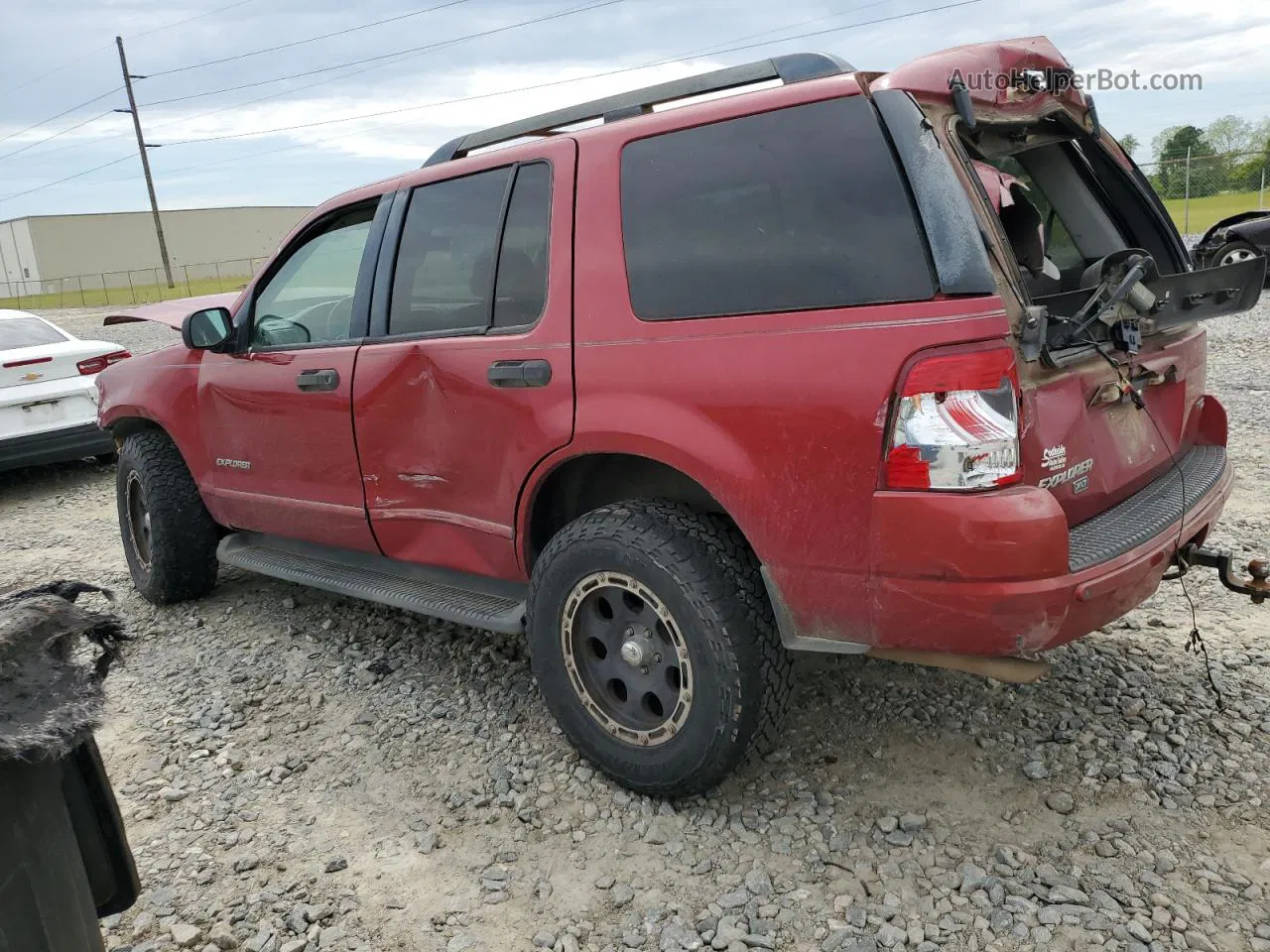 2005 Ford Explorer Xlt Red vin: 1FMZU73E85UA92773