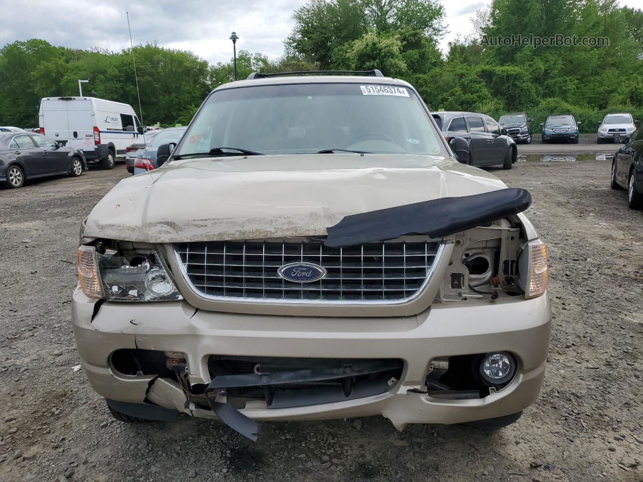 2005 Ford Explorer Xlt Beige vin: 1FMZU73E85UB22547