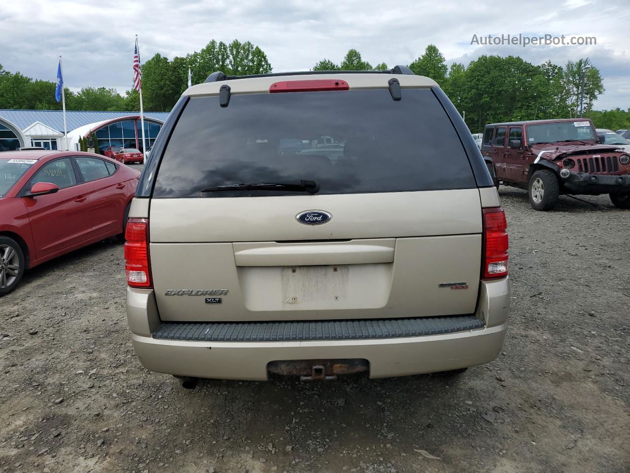 2005 Ford Explorer Xlt Beige vin: 1FMZU73E85UB22547