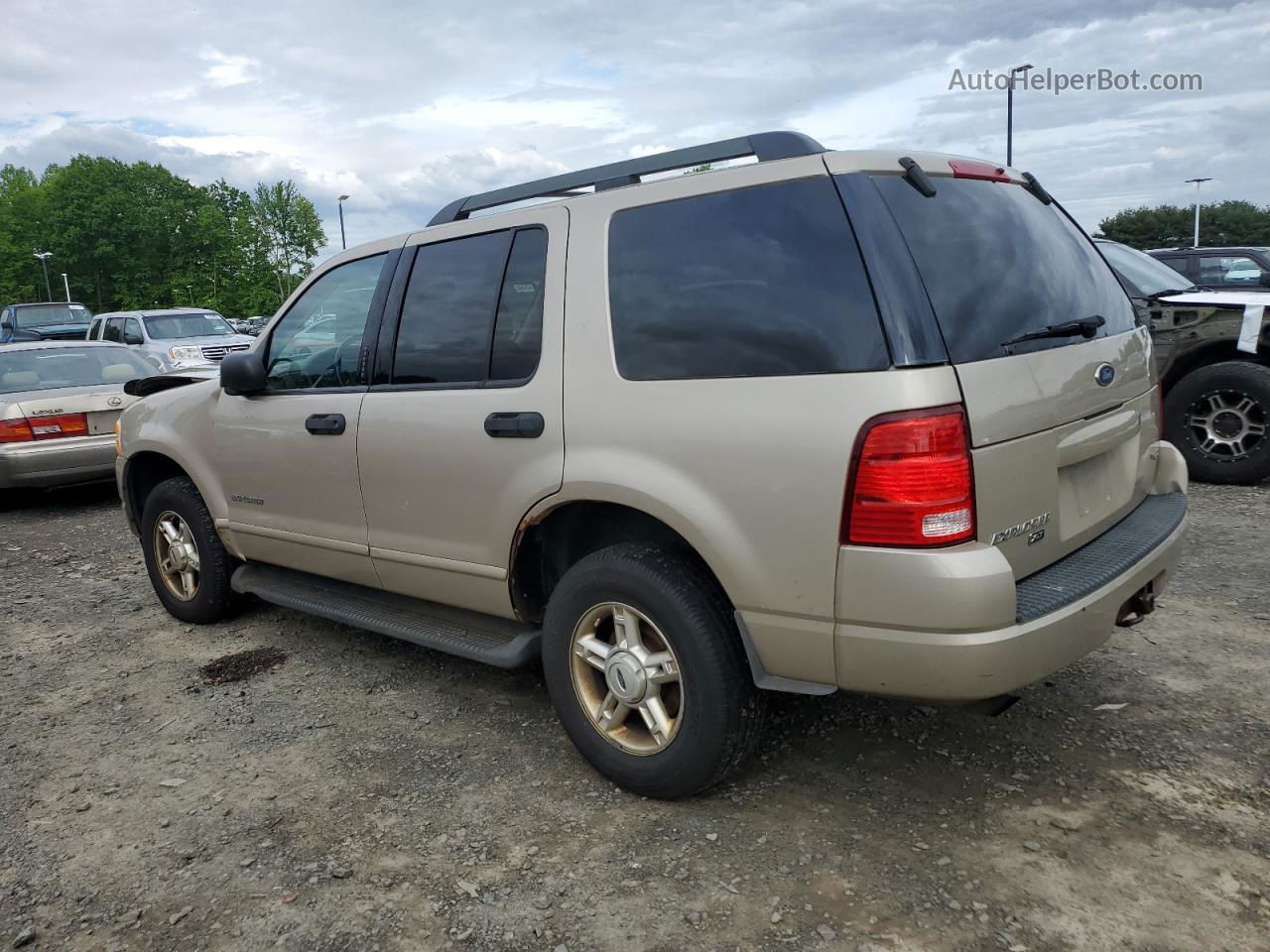 2005 Ford Explorer Xlt Beige vin: 1FMZU73E85UB22547