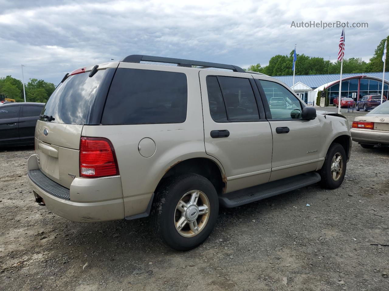 2005 Ford Explorer Xlt Beige vin: 1FMZU73E85UB22547