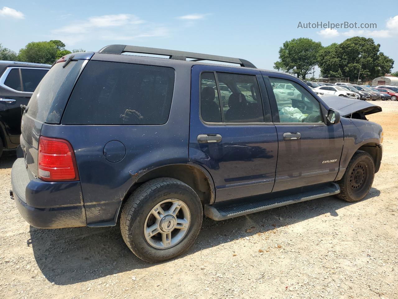 2005 Ford Explorer Xlt Blue vin: 1FMZU73E95UA61385