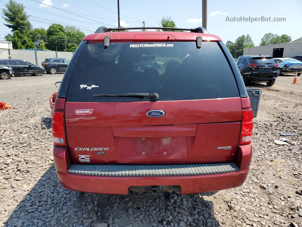 2005 Ford Explorer Xlt Red vin: 1FMZU73EX5UB47093