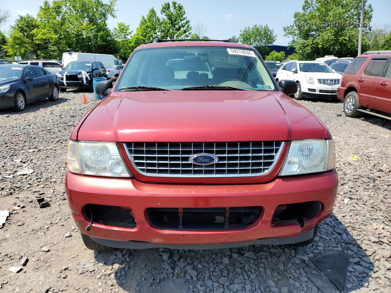 2005 Ford Explorer Xlt Red vin: 1FMZU73EX5UB47093