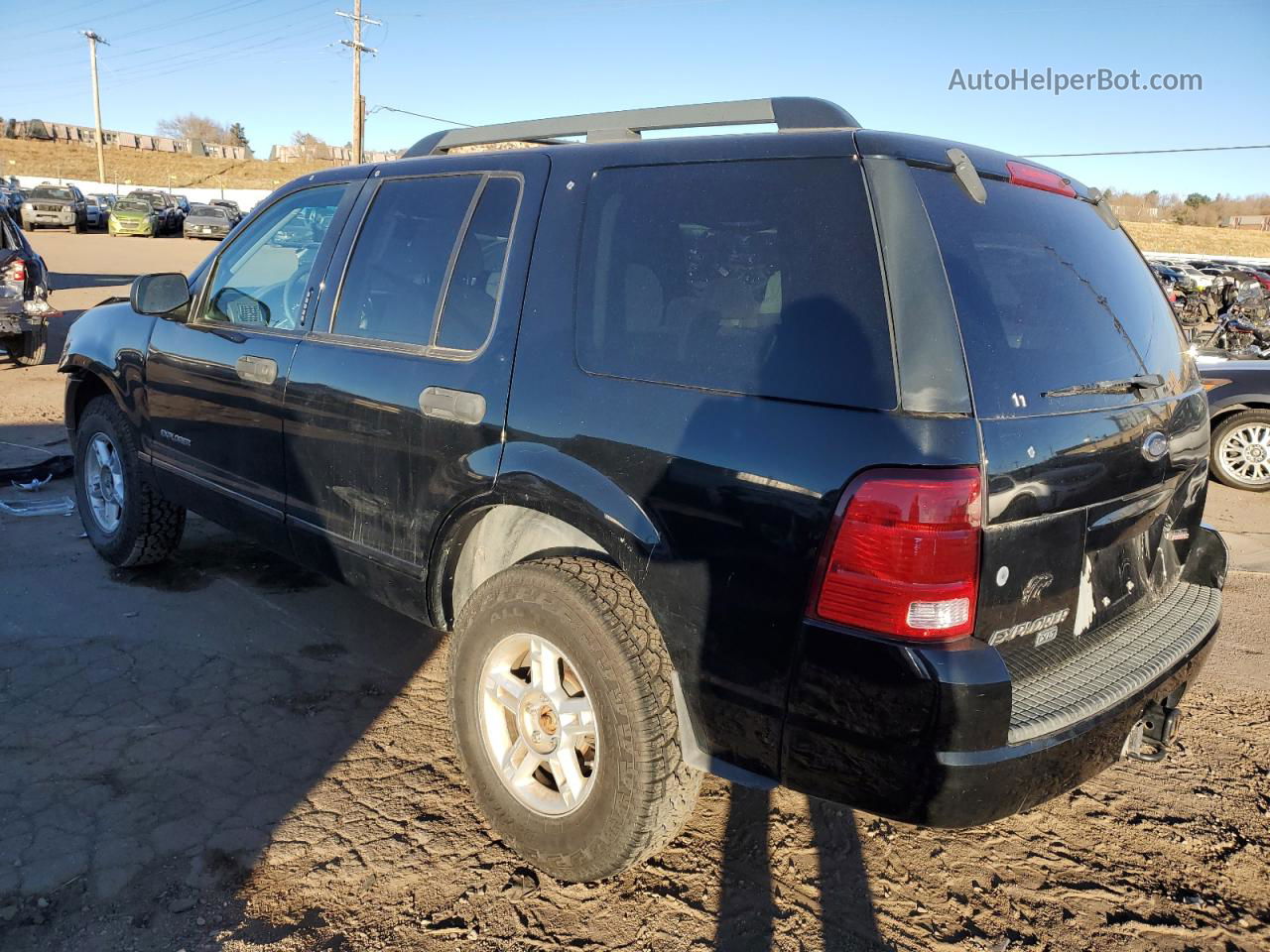 2005 Ford Explorer Xlt Black vin: 1FMZU73K05ZA20555