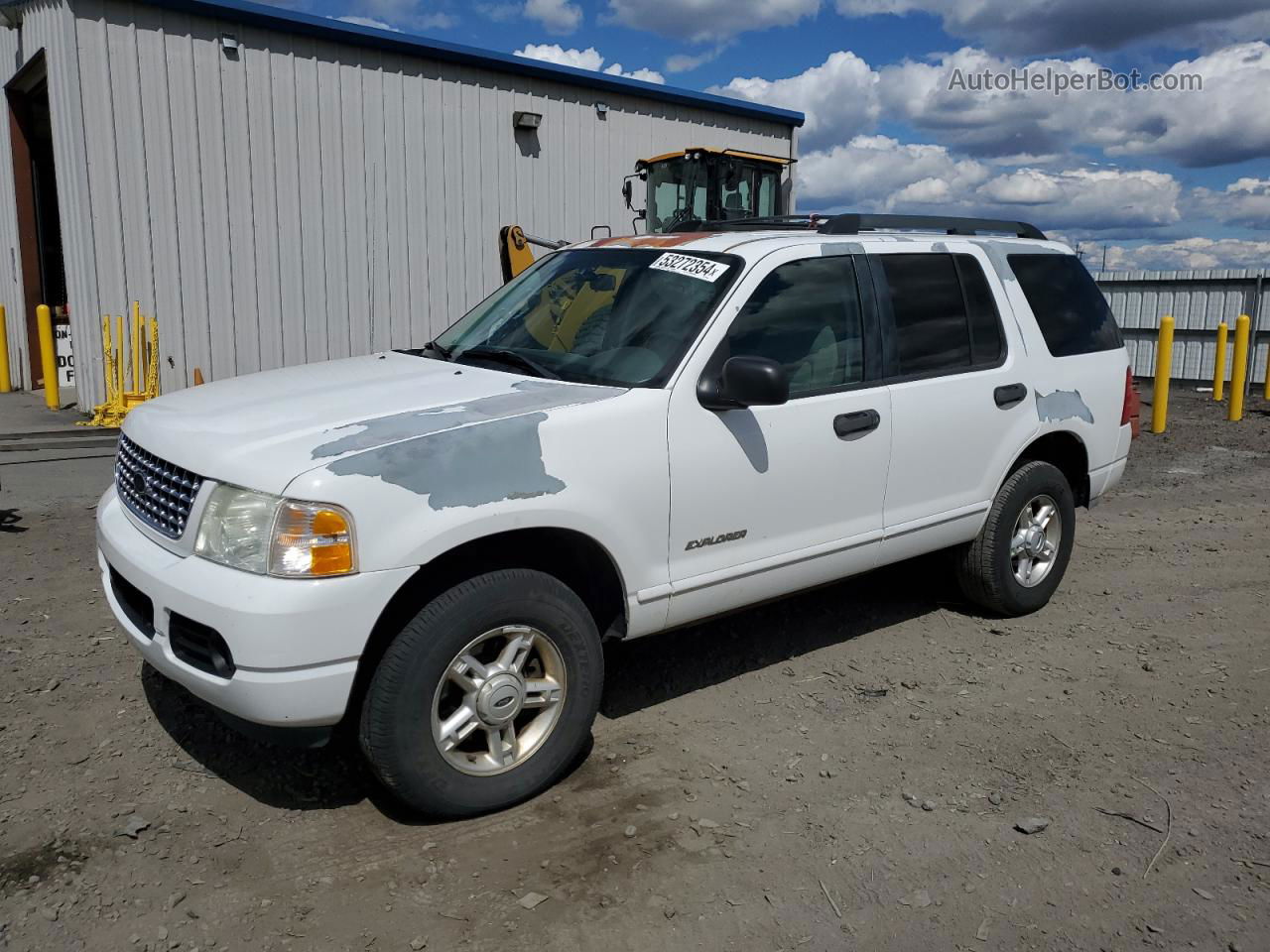 2005 Ford Explorer Xlt White vin: 1FMZU73K15UB17342