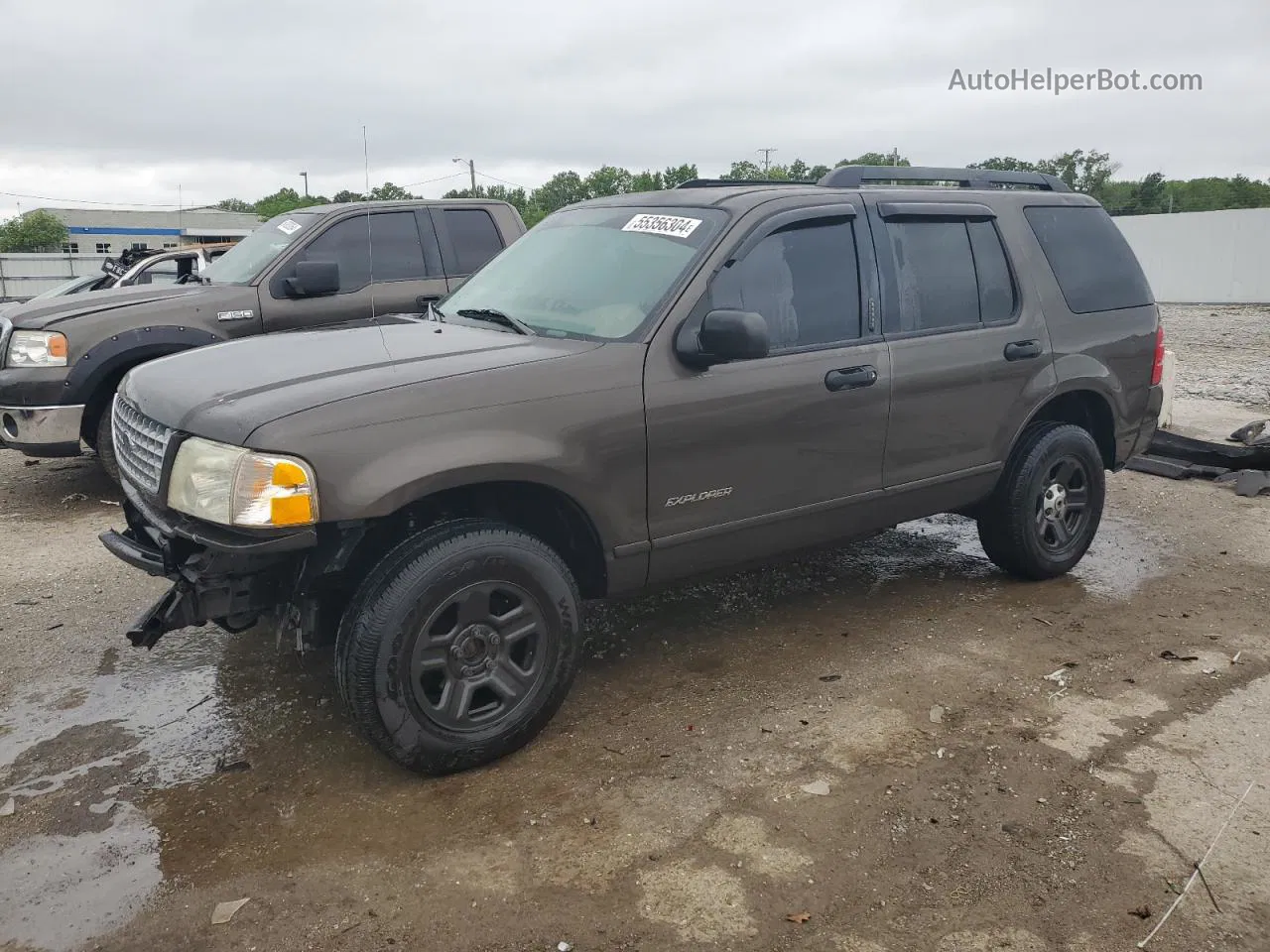 2005 Ford Explorer Xlt Серый vin: 1FMZU73K25UB46669