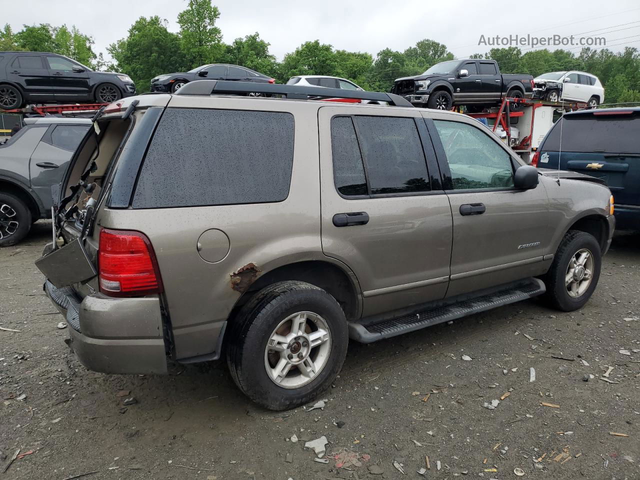 2005 Ford Explorer Xlt Коричневый vin: 1FMZU73K35UA42191