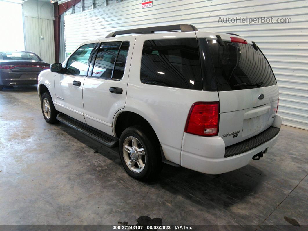 2005 Ford Explorer Xlt White vin: 1FMZU73K35ZA17276