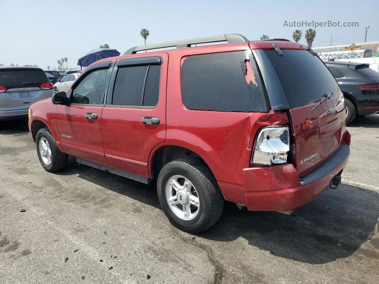 2005 Ford Explorer Xlt Red vin: 1FMZU73K45UB43448