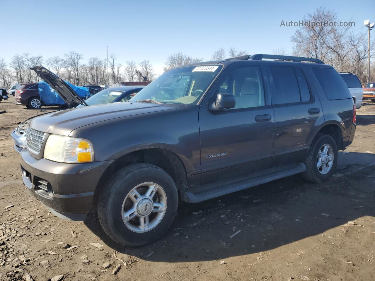 2005 Ford Explorer Xlt Gray vin: 1FMZU73K55UB53891