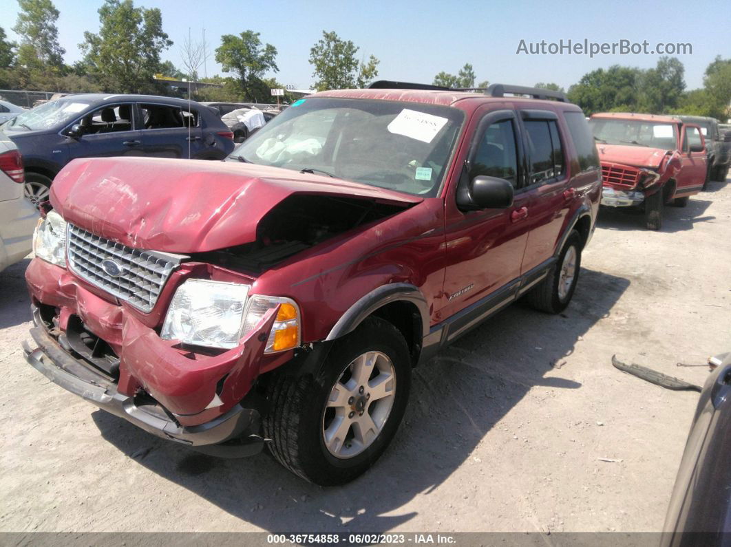 2005 Ford Explorer Xlt Red vin: 1FMZU73K65UA60832