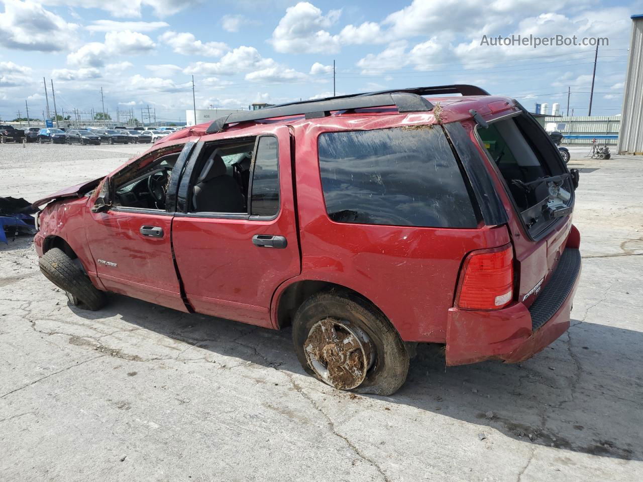 2005 Ford Explorer Xlt Maroon vin: 1FMZU73K85UA44695