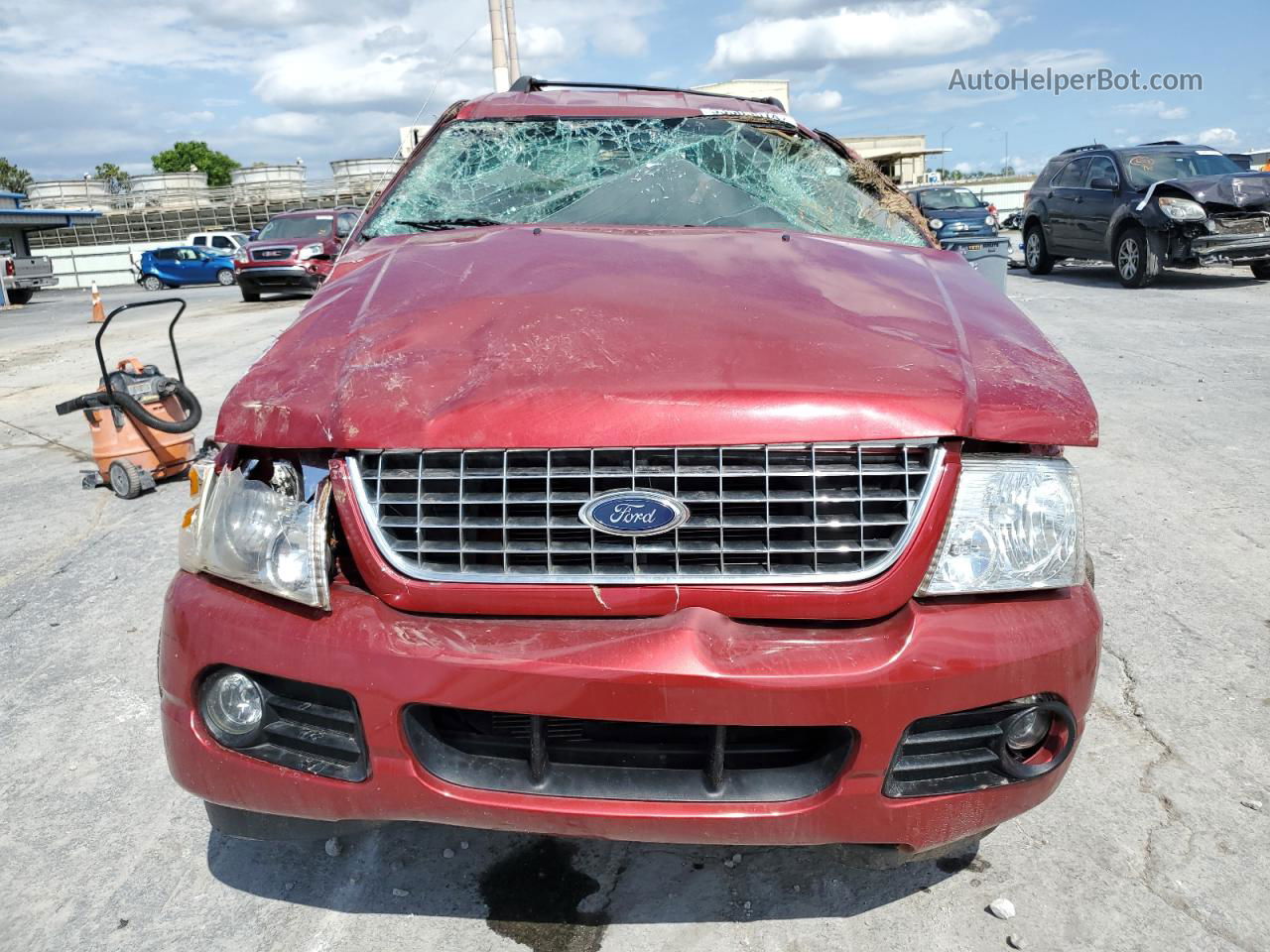 2005 Ford Explorer Xlt Maroon vin: 1FMZU73K85UA44695