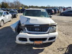 2005 Ford Explorer Xlt White vin: 1FMZU73K85UA60427