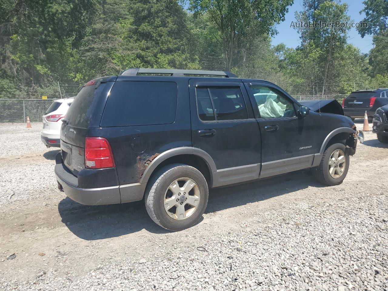 2005 Ford Explorer Xlt Black vin: 1FMZU73K85UC00024