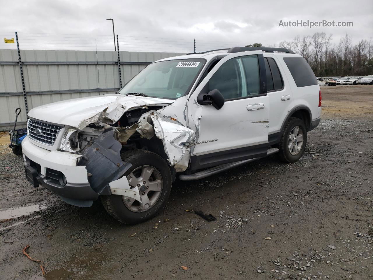 2005 Ford Explorer Xlt White vin: 1FMZU73K85ZA26913