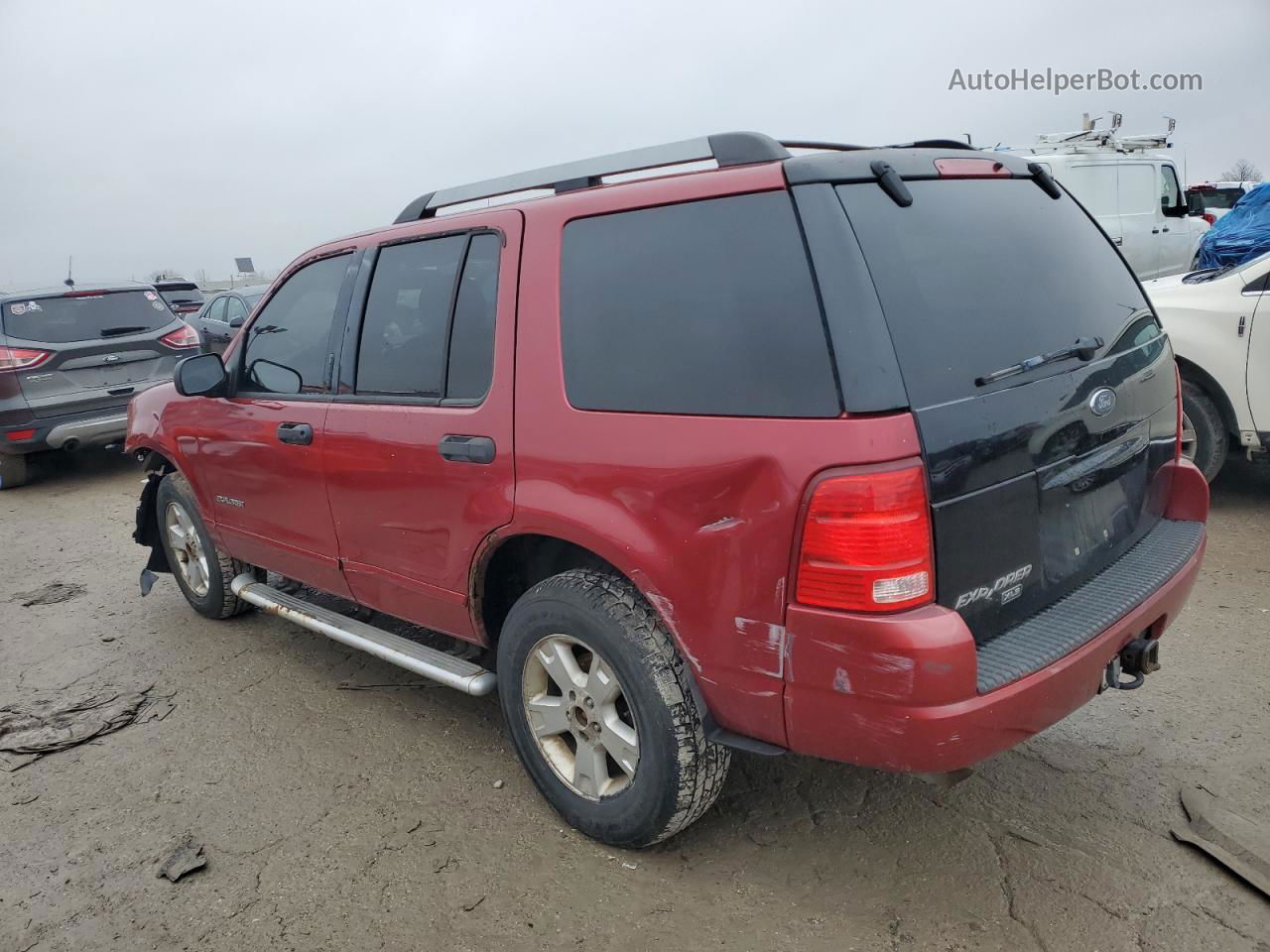 2005 Ford Explorer Xlt Burgundy vin: 1FMZU73W75UB86779