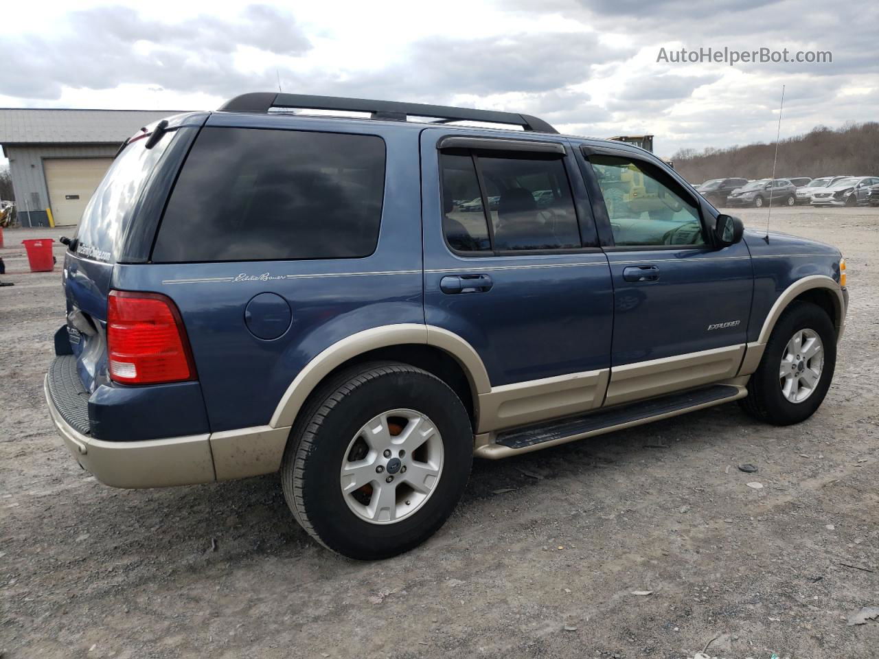 2005 Ford Explorer Eddie Bauer Blue vin: 1FMZU74E85UA27310