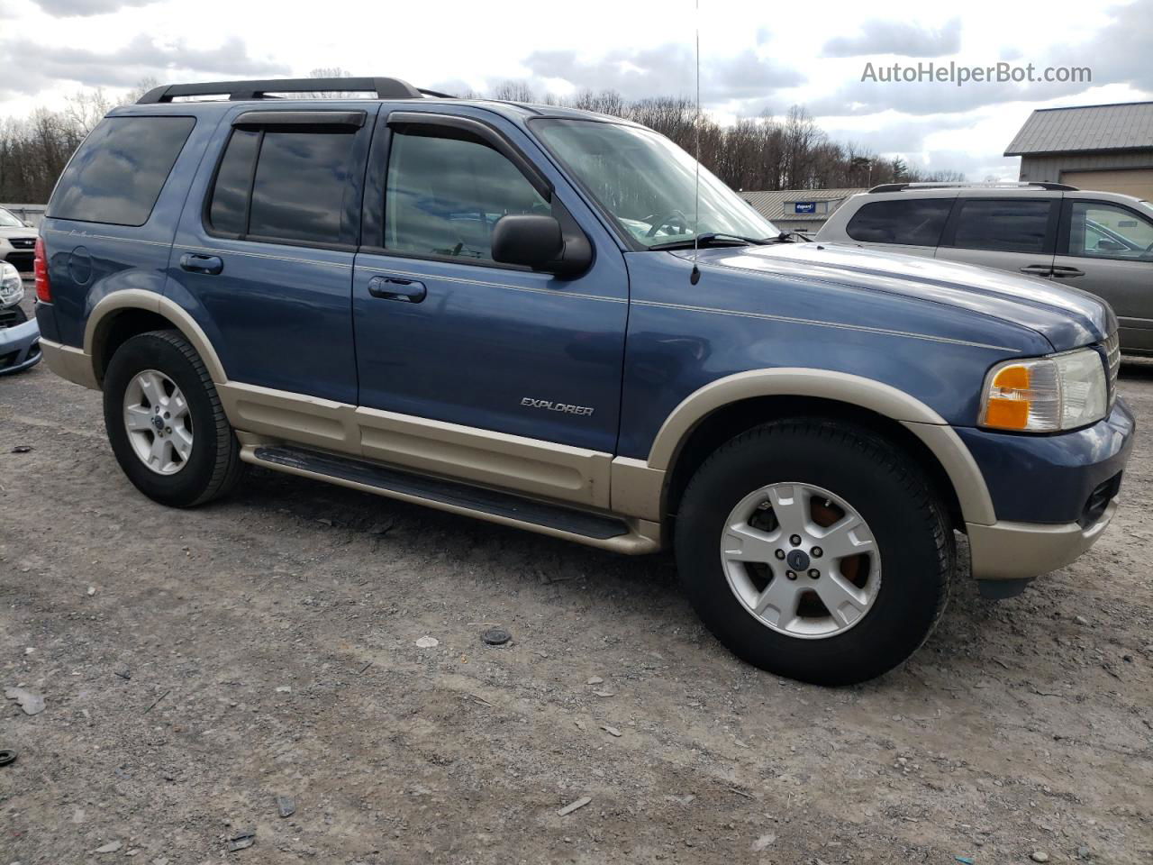 2005 Ford Explorer Eddie Bauer Blue vin: 1FMZU74E85UA27310