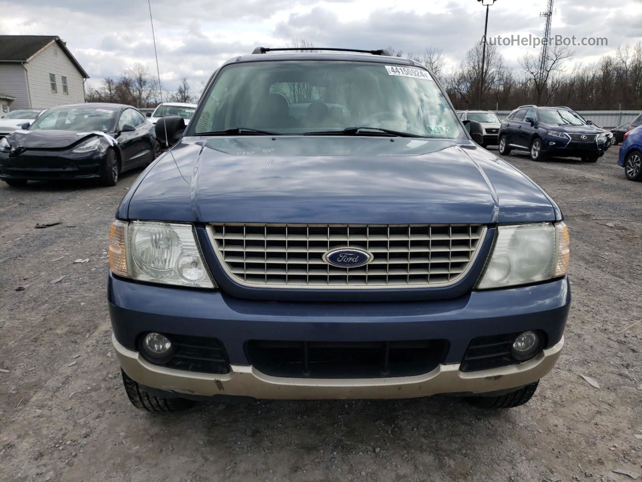 2005 Ford Explorer Eddie Bauer Синий vin: 1FMZU74E85UA27310