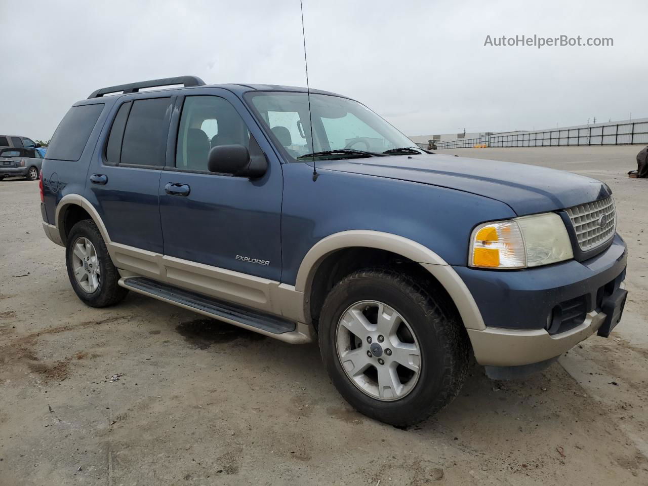 2005 Ford Explorer Eddie Bauer Blue vin: 1FMZU74E95UB04539