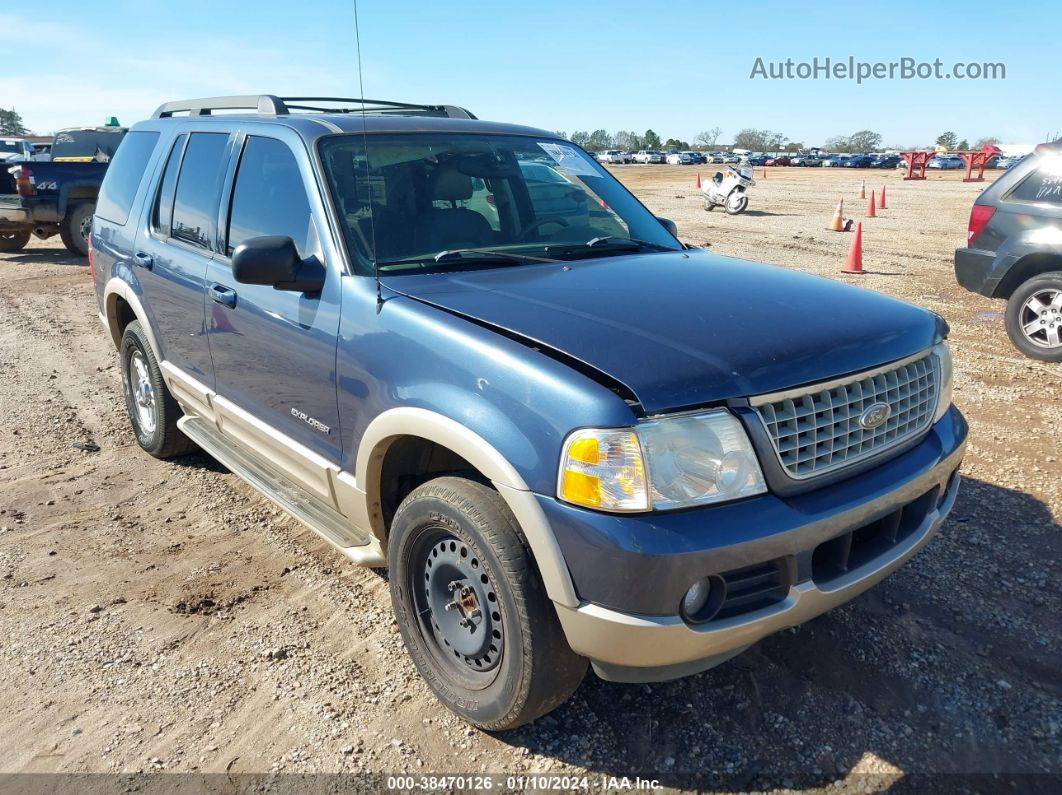 2005 Ford Explorer Eddie Bauer Blue vin: 1FMZU74W05UB09931