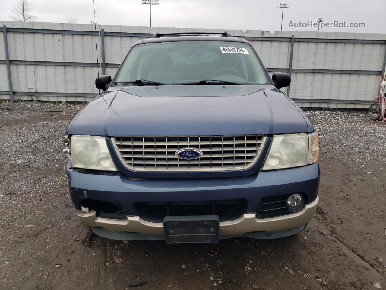 2005 Ford Explorer Eddie Bauer Blue vin: 1FMZU74W95UA44044