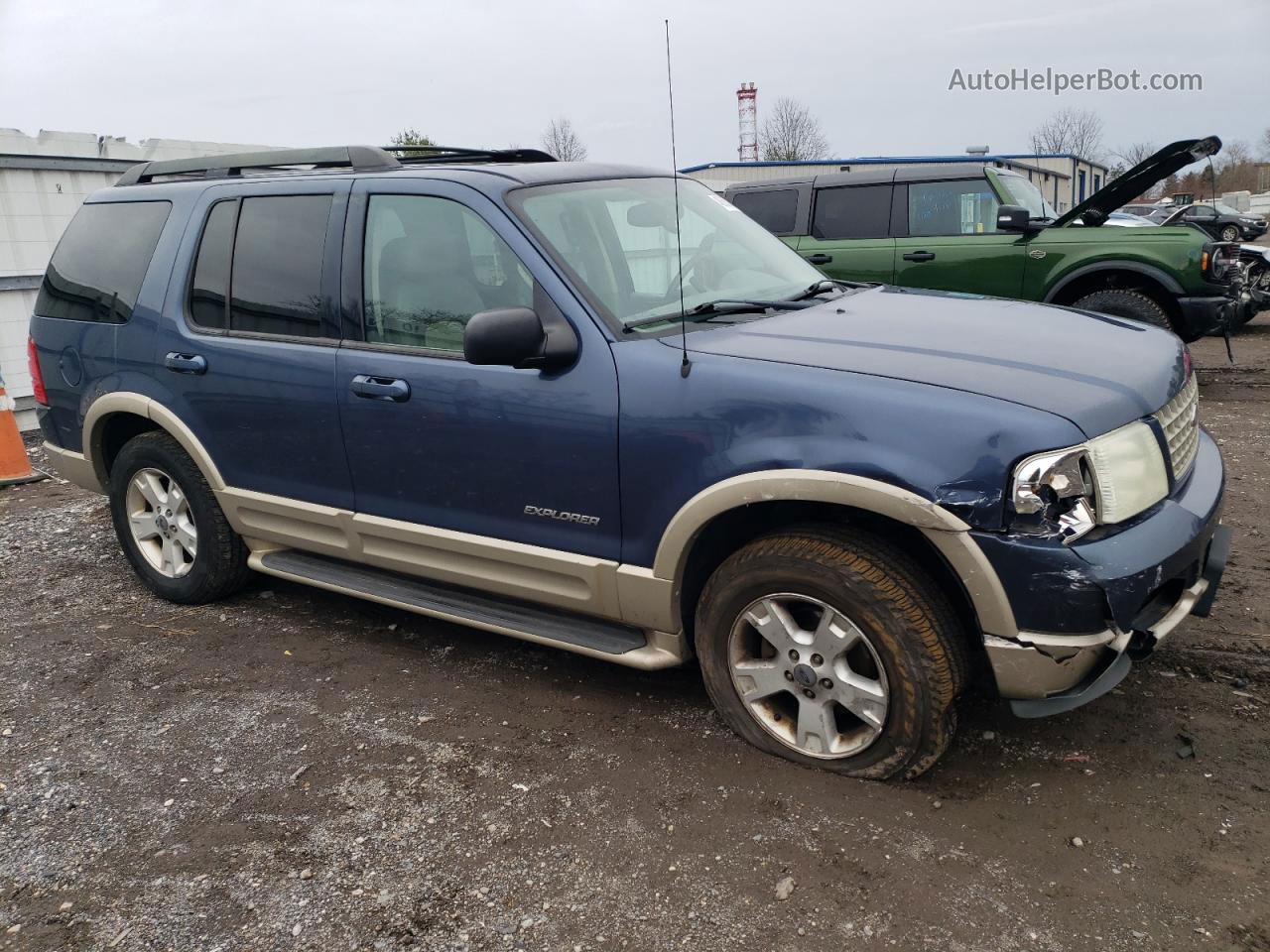 2005 Ford Explorer Eddie Bauer Blue vin: 1FMZU74W95UA44044